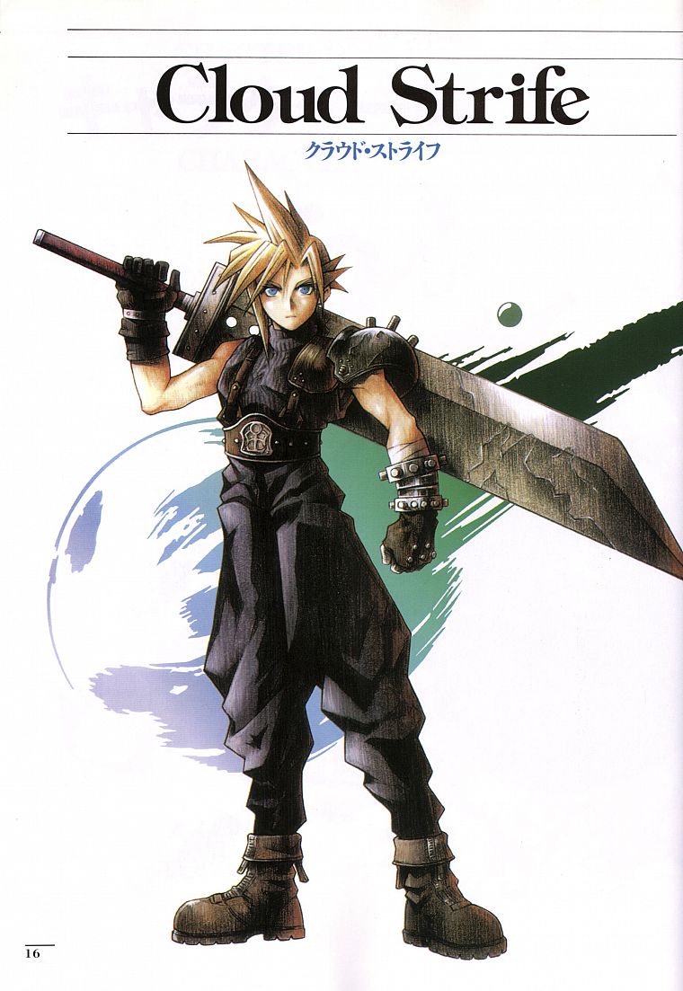 Final Fantasy VII, Cloud Strife - desktop wallpaper