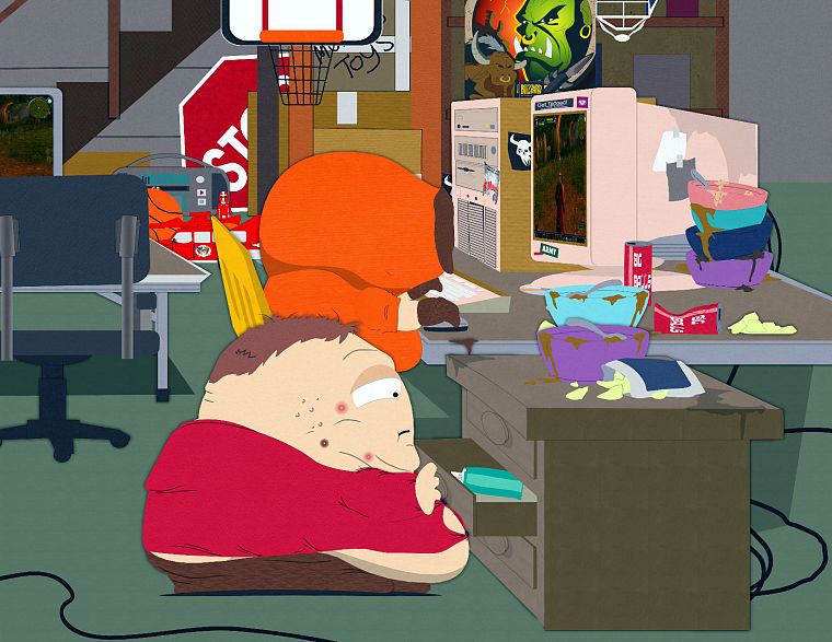 World of Warcraft, South Park, parody, Eric Cartman, Kenny McCormick - desktop wallpaper