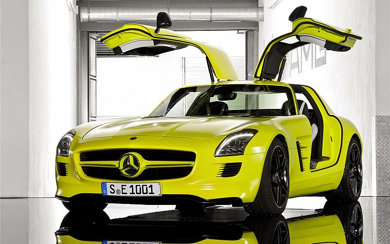 Cell, cars, AMG, Mercedes-Benz SLS AMG, Mercedes-Benz, German cars - desktop wallpaper