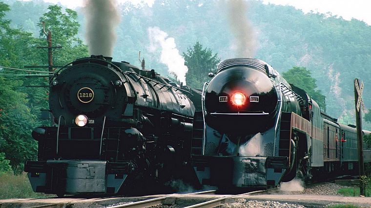 steam, trains, western, Norfolk - desktop wallpaper