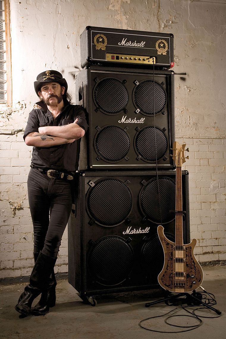 guitars, marshall, Lemmy - desktop wallpaper