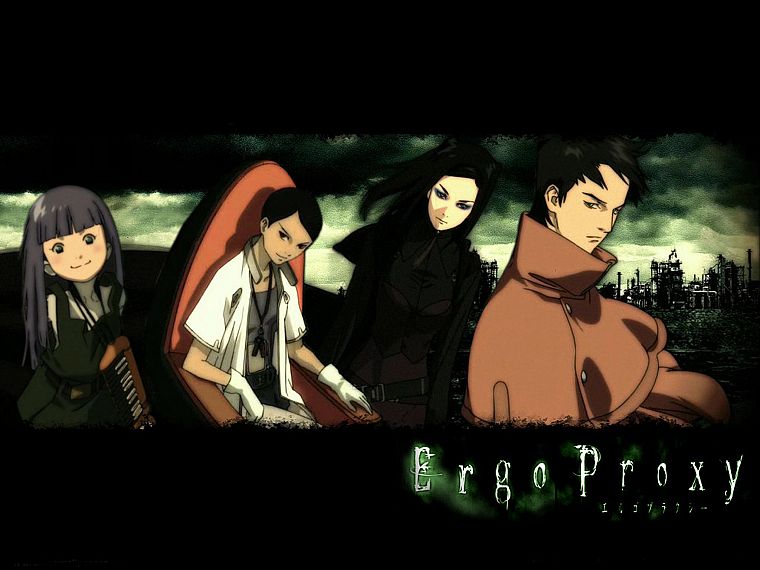 Ergo Proxy, Pino, Re-l Mayer, anime, Daedalus Yumeno - desktop wallpaper