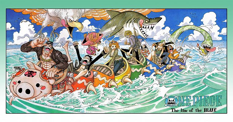 One Piece (anime), Nico Robin, Roronoa Zoro, Franky (One Piece), Tony Tony Chopper, Monkey D Luffy, Nami (One Piece), Usopp, Sanji (One Piece) - desktop wallpaper
