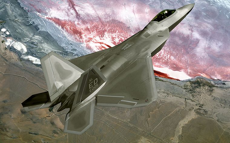 aircraft, F-22 Raptor - desktop wallpaper