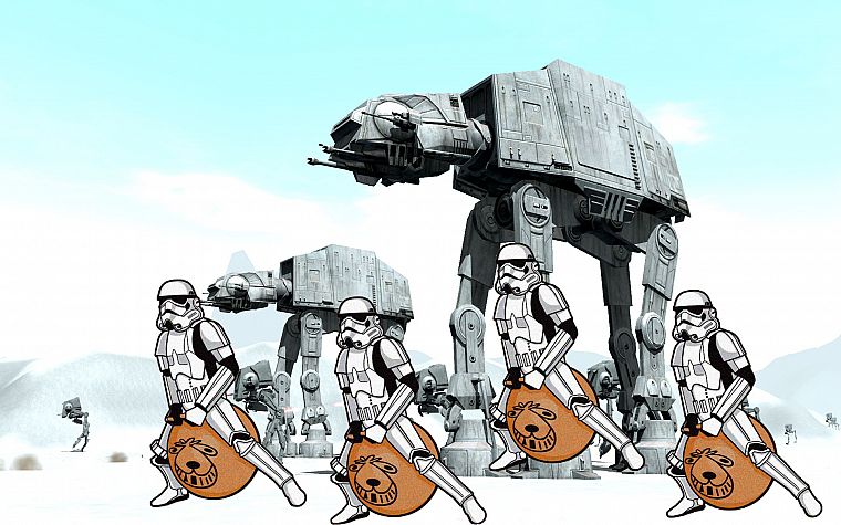 Star Wars, parody, Storm Trooper - desktop wallpaper