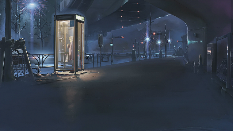 Makoto Shinkai, artwork, anime - desktop wallpaper