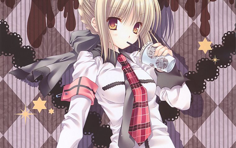 blondes, Fate/Stay Night, tie, Saber, anime girls, Fate series - desktop wallpaper