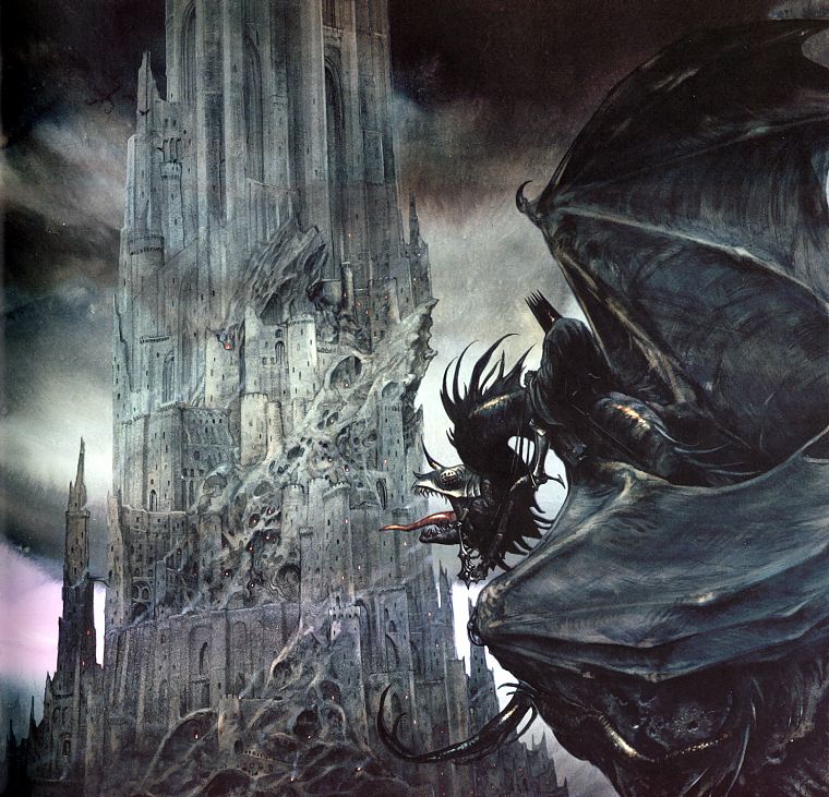Minas Tirith, The Lord of the Rings, Gondor, The Witch King, ringwraith - desktop wallpaper