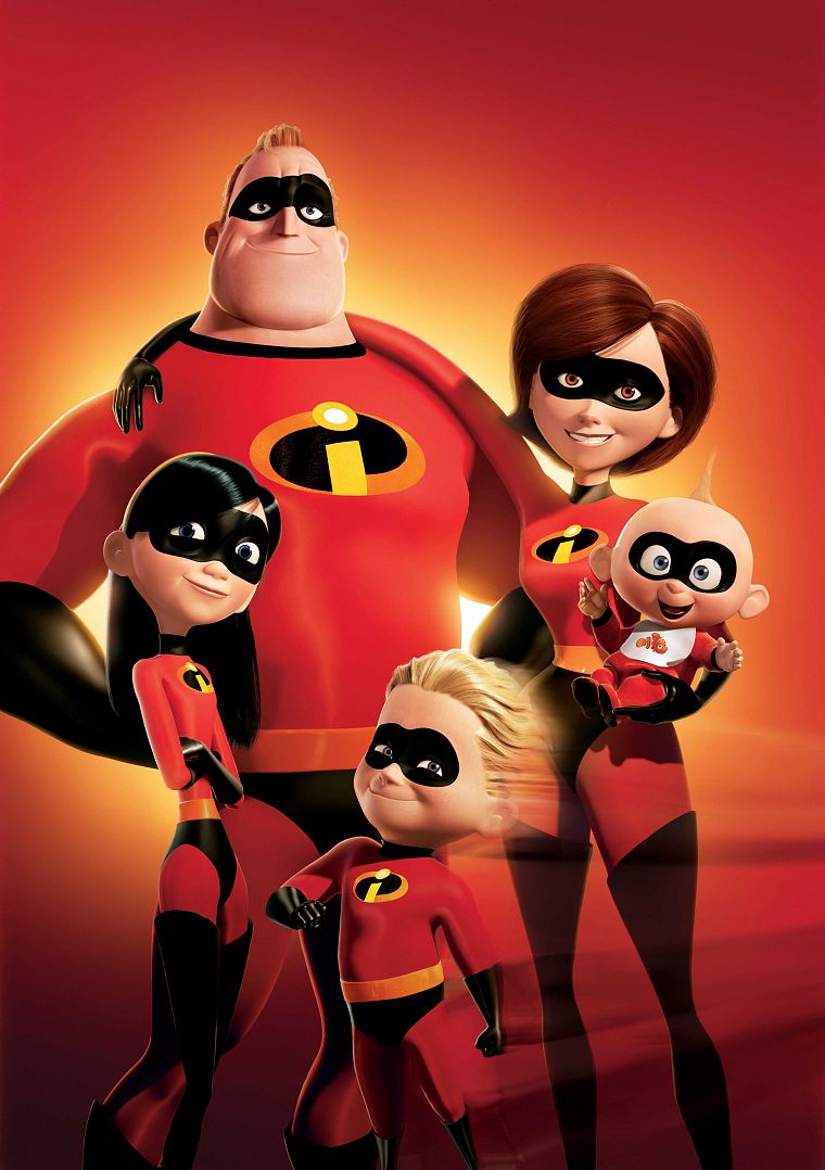 Pixar, The Incredibles, domino mask, Elastigirl - desktop wallpaper