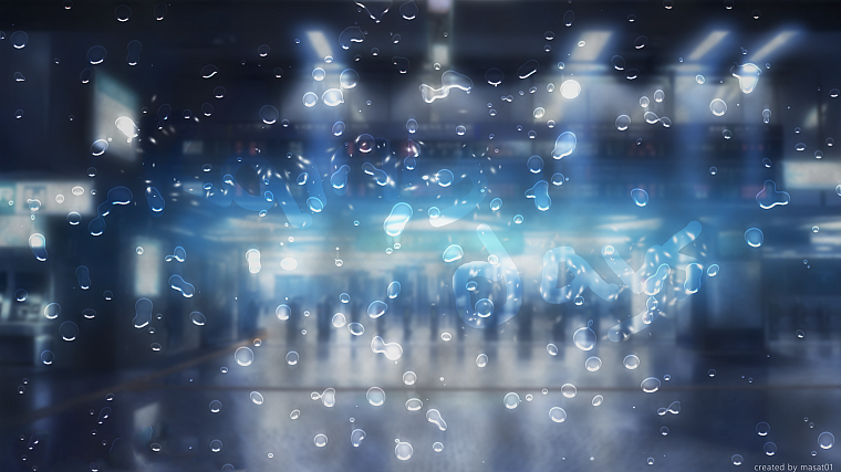 Makoto Shinkai, water drops, The Place Promised in Our Early Days, depth of field - desktop wallpaper