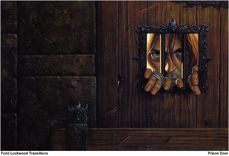 fantasy art, prison, Dungeons and Dragons, Todd Lockwood, faces, forgotten realms, prisoner - desktop wallpaper