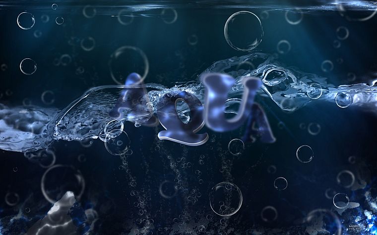 water, abstract - desktop wallpaper