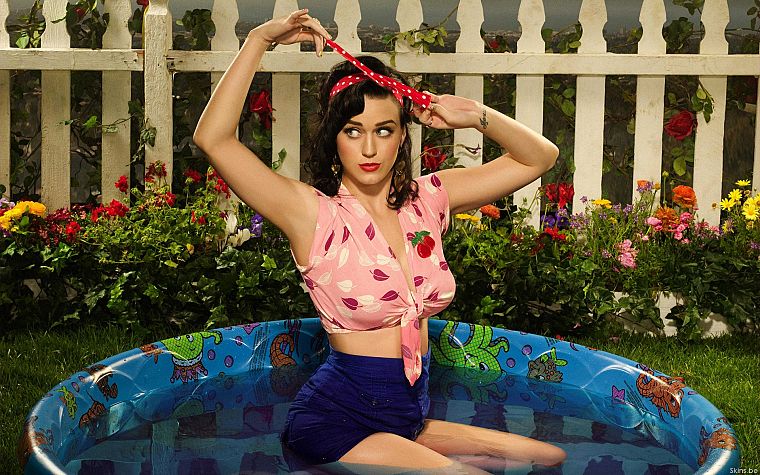 brunettes, women, music, Katy Perry, celebrity, singers - desktop wallpaper