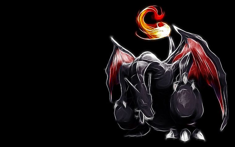Pokemon, Charizard, shiny pokemon - desktop wallpaper