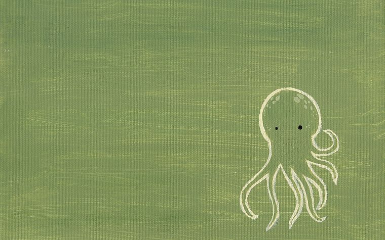 paintings, octopuses, cartoonish - desktop wallpaper