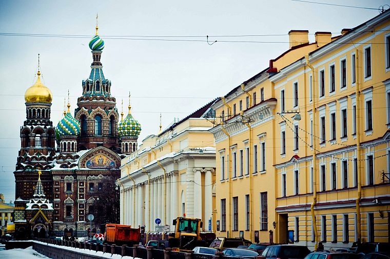 Saint Petersburg, Church of Spilled Blood - desktop wallpaper