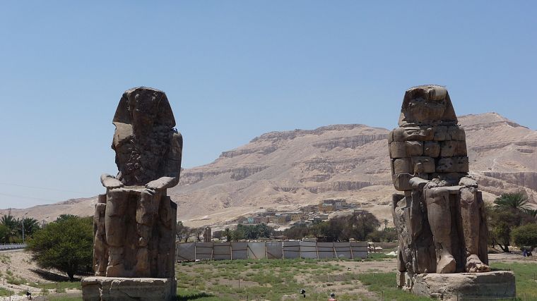 Egypt, statues - desktop wallpaper