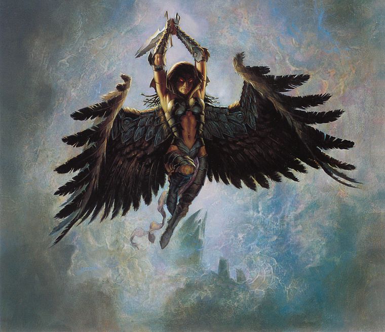 wings, Magic: The Gathering, fantasy art, Todd Lockwood - desktop wallpaper