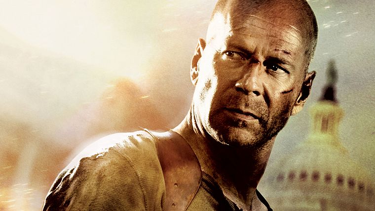 movies, Die Hard, actors, Bruce Willis, movie posters - desktop wallpaper