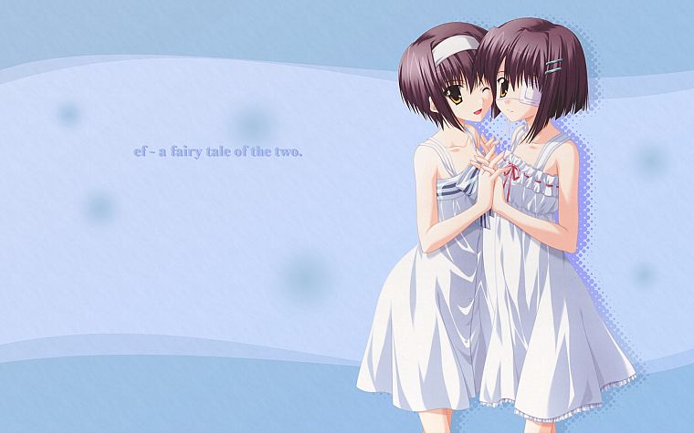 short hair, Ef - A Tale Of Memories, anime girls - desktop wallpaper