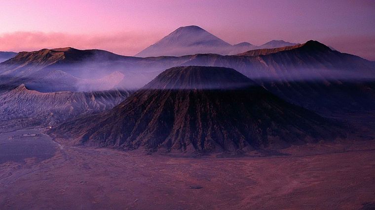 dawn, java, Indonesia, Mount, bromo - desktop wallpaper