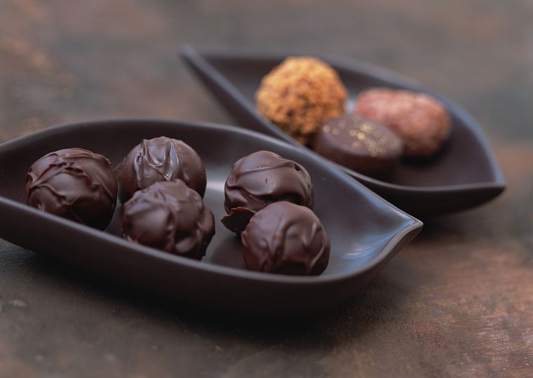 chocolate, sweets (candies), truffles - desktop wallpaper