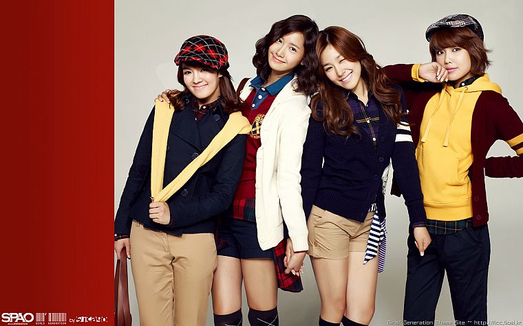 women, Girls Generation SNSD, celebrity, Im YoonA, Kim Hyoyeon, Choi Sooyoung, Tiffany Hwang - desktop wallpaper