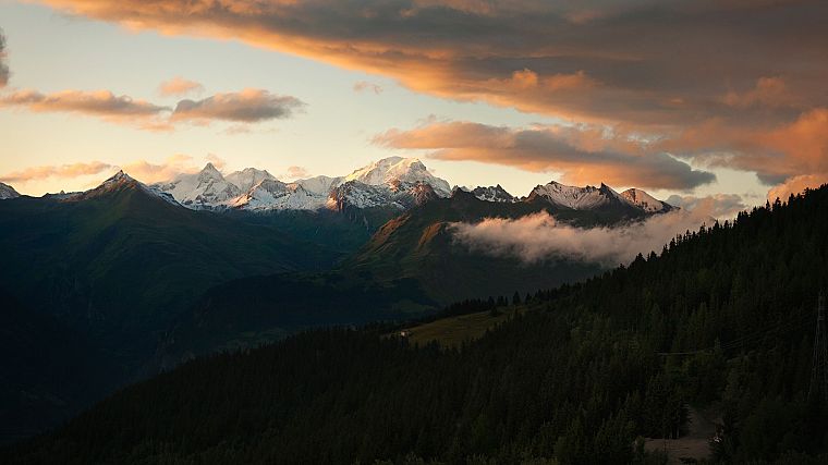 mountains, Mont Blanc - desktop wallpaper