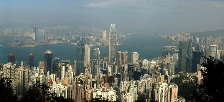 cityscapes, buildings, Hong Kong, skyscrapers - desktop wallpaper