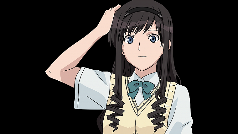 school uniforms, transparent, Amagami SS, Morishima Haruka, anime, anime vectors - desktop wallpaper
