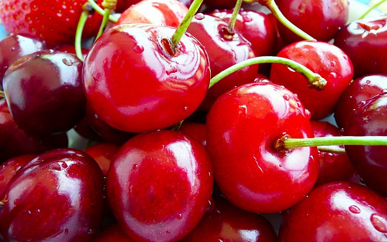 fruits, cherries - desktop wallpaper