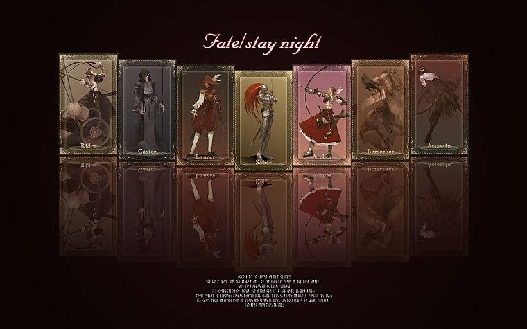 Fate/Stay Night, Fate series - desktop wallpaper