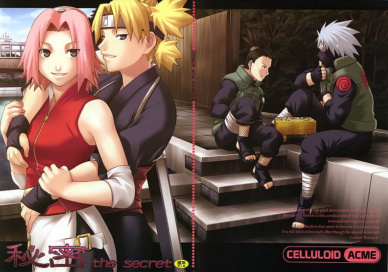 Haruno Sakura, Temari, Naruto: Shippuden, Shikamaru Nara, Kakashi Hatake - desktop wallpaper