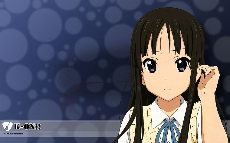 K-ON!, school uniforms, Akiyama Mio - desktop wallpaper