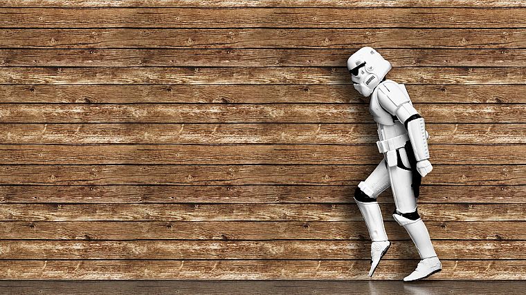 wood, stormtroopers - desktop wallpaper