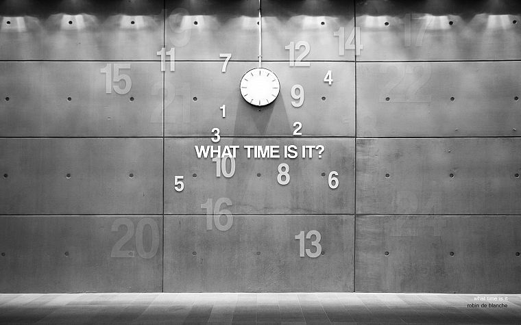 black and white, wall, clocks, modern - desktop wallpaper