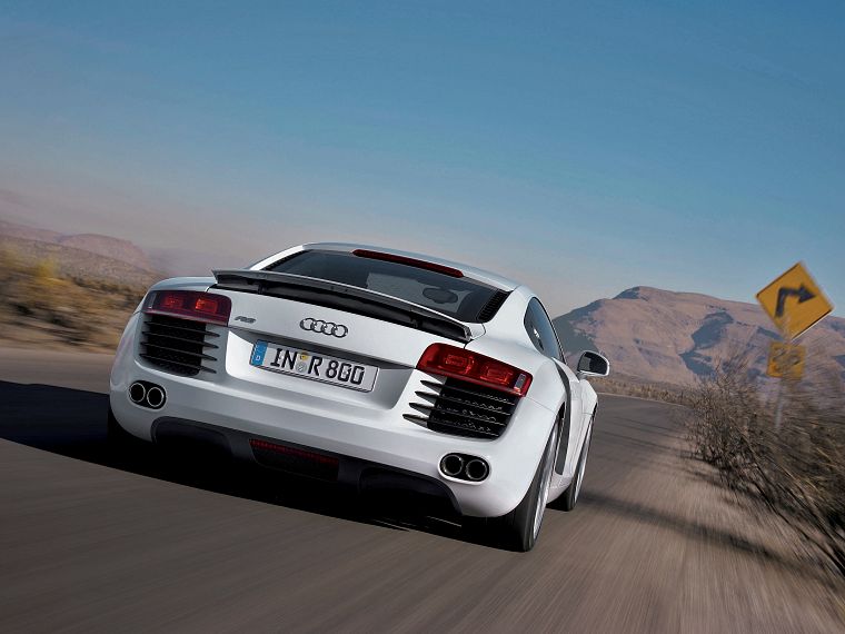 cars, Audi R8, white cars, German cars - desktop wallpaper