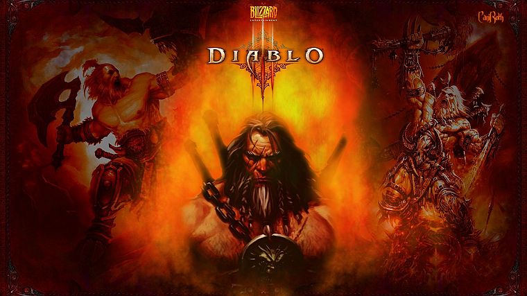 barbarian, Blizzard Entertainment, Diablo III - desktop wallpaper