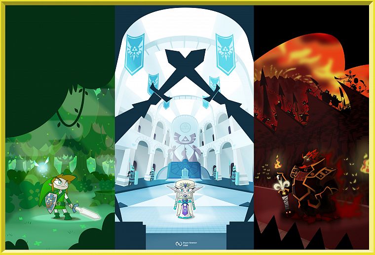 Link, Ganondorf, The Legend of Zelda, Princess Zelda - desktop wallpaper