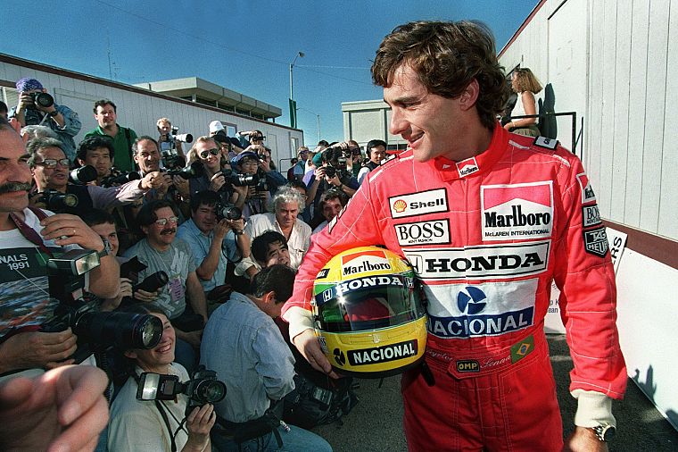 Formula One, Ayrton Senna - desktop wallpaper