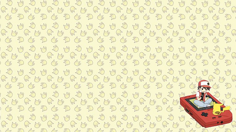 Pokemon, Pikachu, Gameboy - desktop wallpaper