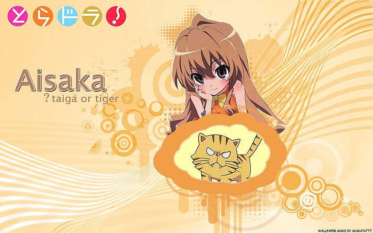 Aisaka Taiga, Toradora, Palmtop Tiger - desktop wallpaper