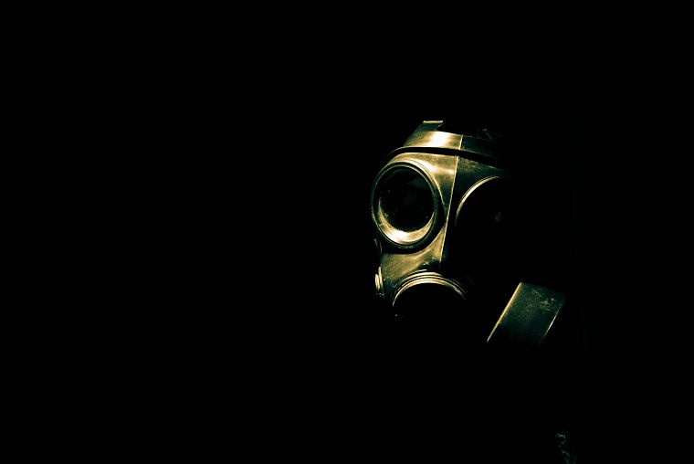 biohazard, gas masks - desktop wallpaper