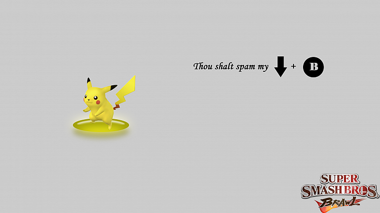 Pikachu, Super Smash Bros - desktop wallpaper