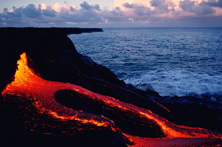 volcanoes, lava - desktop wallpaper
