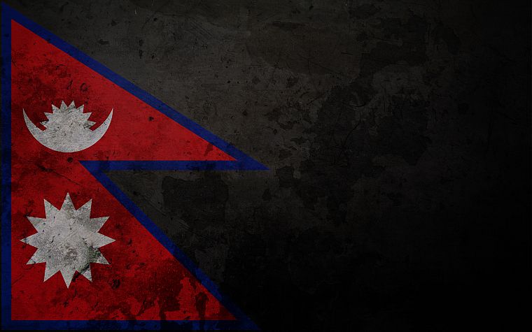 flags, Nepal - desktop wallpaper