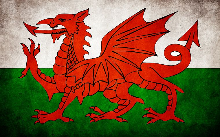 flags, Wales - desktop wallpaper