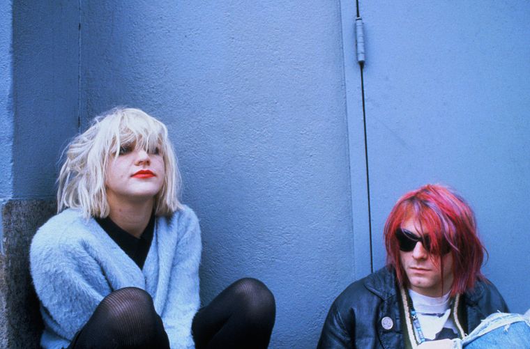 music, Nirvana, Kurt Cobain, Courtney Love - desktop wallpaper