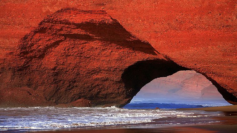 red, Morocco - desktop wallpaper