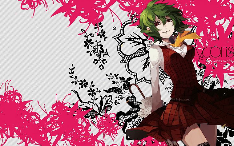 Touhou, green hair, Kazami Yuuka, games - desktop wallpaper